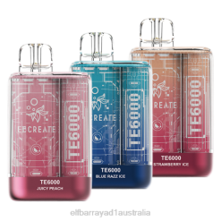 Elf Bar Australia 6N8R247 | Multi Flavor ELFBAR EBCREATE TE6000 Sampler Pack