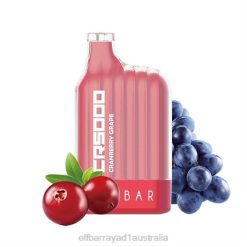 Elf Bar Australia 6N8R271 | Cranberry Grape ELFBAR CR5000 Disposable Vape