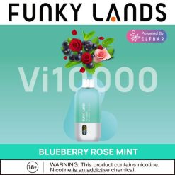 Elf Bar Australia 6N8R391 | Blueberry Rose Mint ELFBAR Funky Lands Vi10000 Disposable Vape
