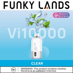 Elf Bar Australia 6N8R397 | Clear ELFBAR Funky Lands Vi10000 Disposable Vape
