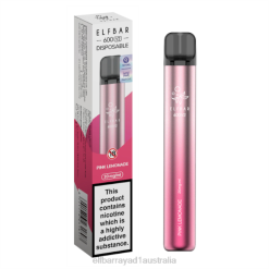 Elf Bar Australia 6N8R7 | Pink Lemonade ELFBAR 600V2 Disposable Vape