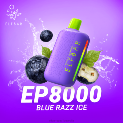 Elf Bar Australia Review 6N8R306 | Blue Razz Ice ELFBAR EP8000 Disposable Vape