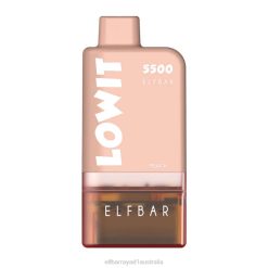 Elf Bar Australia Review 6N8R366 | Juicy Peach ELFBAR LOWIT 5500 Prefilled Pod Kit