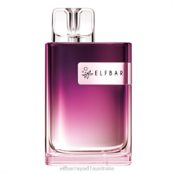 Elf Bar Australia Review 6N8R36 | Strawberry Raspberry ELFBAR Crystal CR600 Disposable Vape