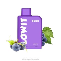 Elf Bar Australia Review 6N8R378 | Grape ELFBAR LOWIT 5500 Prefilled Pod