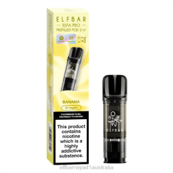Elf Bar Australia Review 6N8R78 | Banana ELFBAR ELFA PRO Prefilled Pods - 2PK