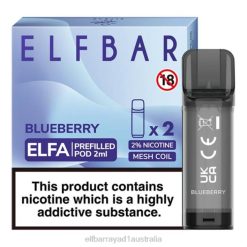 Elf Bar Flavours 6N8R106 | Blueberry ELFBAR ELFA Pre-Filled Pod (2 Pack)