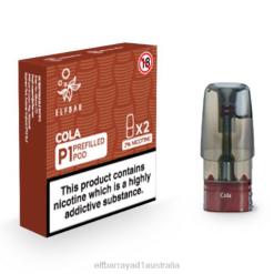 Elf Bar Flavours 6N8R148 | Cola ELFBAR Mate 500 P1 Pre-Filled Pods (2 Pack)