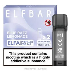 Elf Bar Price 6N8R119 | Blue Razz Lemonade ELFBAR ELFA Pre-Filled Pod (2 Pack)