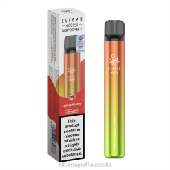 Elf Bar Price 6N8R11 | Apple Peach ELFBAR 600V2 Disposable Vape