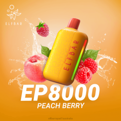 Elf Bar Price 6N8R305 | Peach Berry ELFBAR EP8000 Disposable Vape