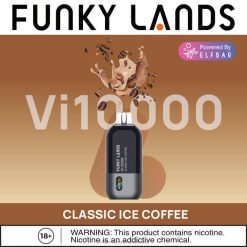 Elf Bar Sydney 6N8R398 | Classic Ice Coffee ELFBAR Funky Lands Vi10000 Disposable Vape