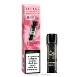 Elf Bar Sydney 6N8R92 | Strawberry Raspberry Cherry Ice ELFBAR ELFA PRO Prefilled Pods - 2PK