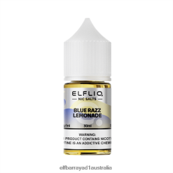 Elf Bar Australia T680L810 - ELFBAR ELFLIQ nic salt 30ml BLUE RAZZ LEMONADE